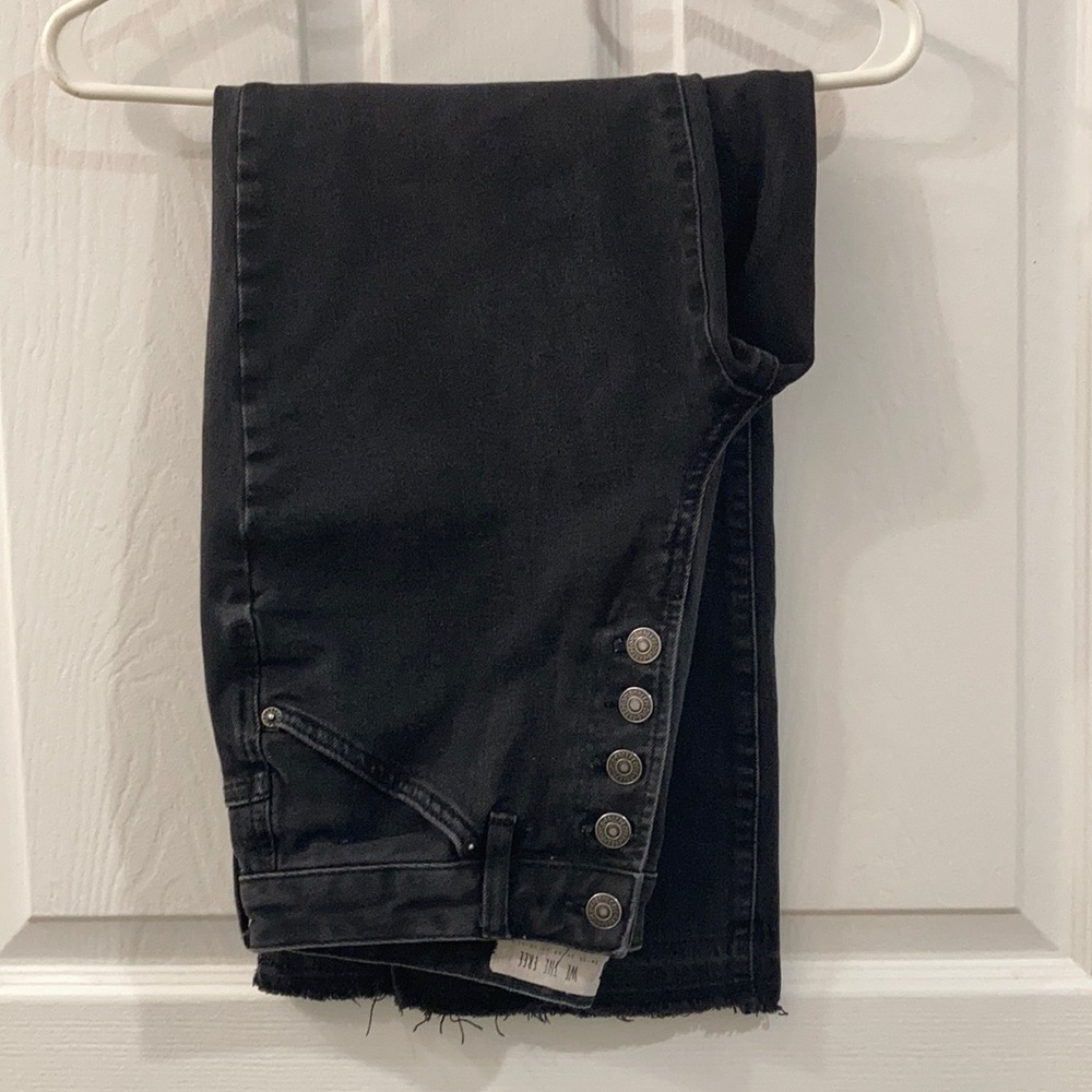 Free people high waisted strait leg jeans